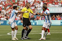 Аргентина подала жалобу в ФИФА после матча с Марокко на Олимпиаде в Париже