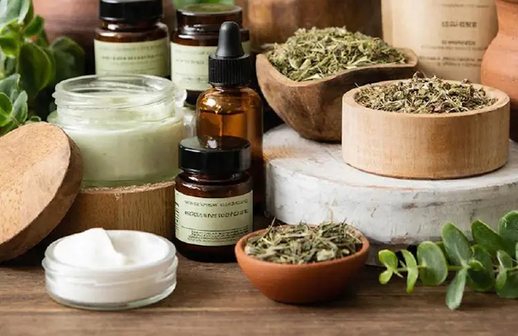 Рисунок органической косметики